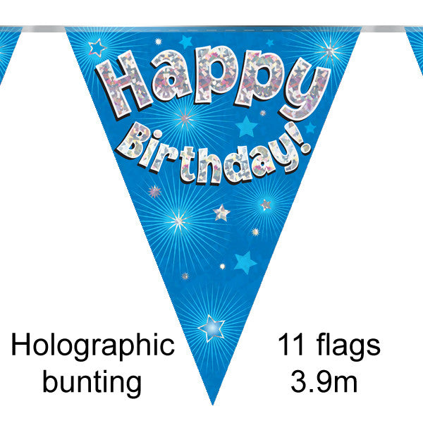 Happy Birthday Blue Banner