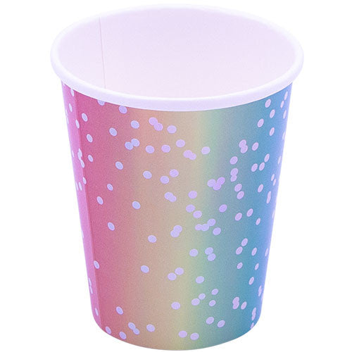 Rainbow Ombre Paper Cups (8)
