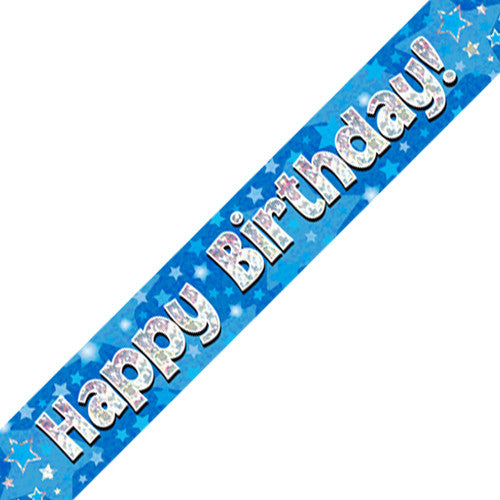 Birthday Blue Banner - 2.7m (1)