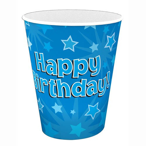 Blue Party Cups - Pack of 8