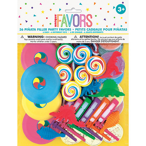 Festive Pinata Fillers - Pack of 36